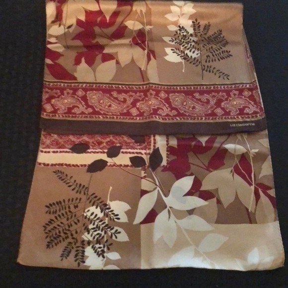 LIZ CLAIBORN SILK OBLONG SCARF - Picture 7 of 8